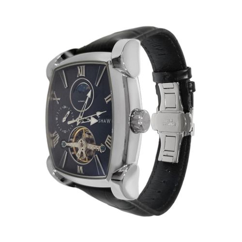 Thomas Earnshaw Orologio Uomo Automatico - Modello Heritage Kensington ES-8296-01, Quadrante Aperto E Fase Lunare