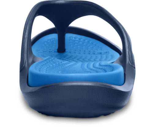 Buy Crocs Athens Navy Blue Unisex Flipflop Online display picture 1