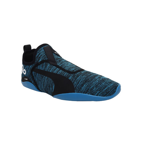 Puma AGF Evoknit Cloud9 Unisex Blue Gaming Shoes (UK 4)