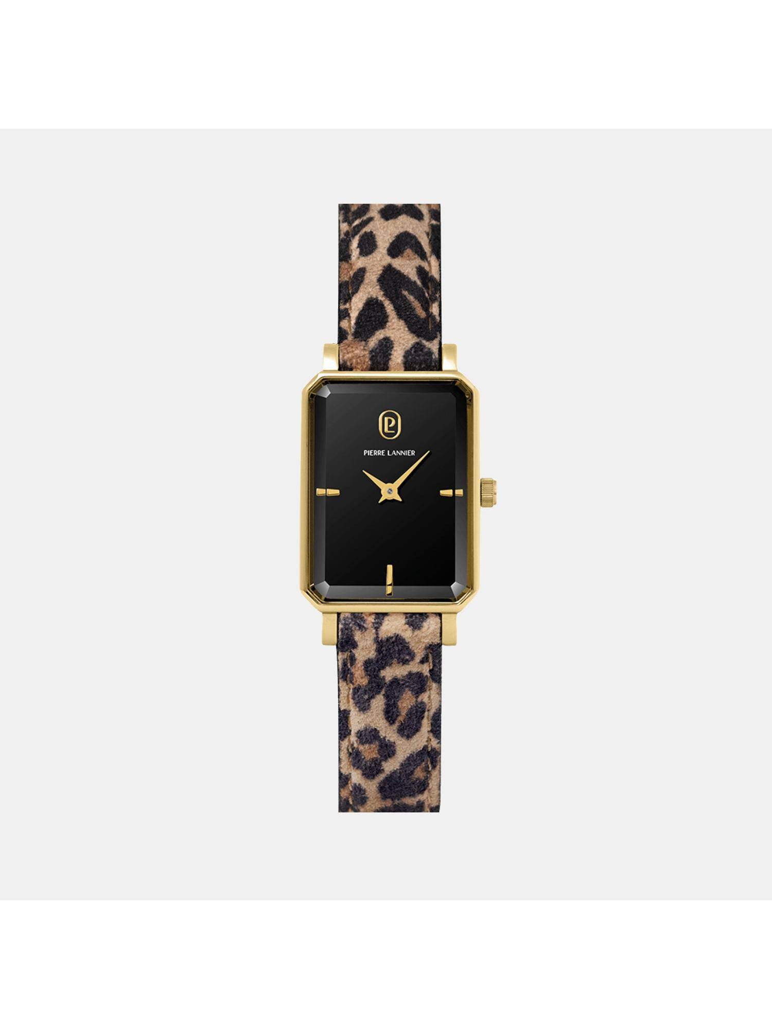 Pierre Lannier Black Stainless Steel Analog Watch (006L539)