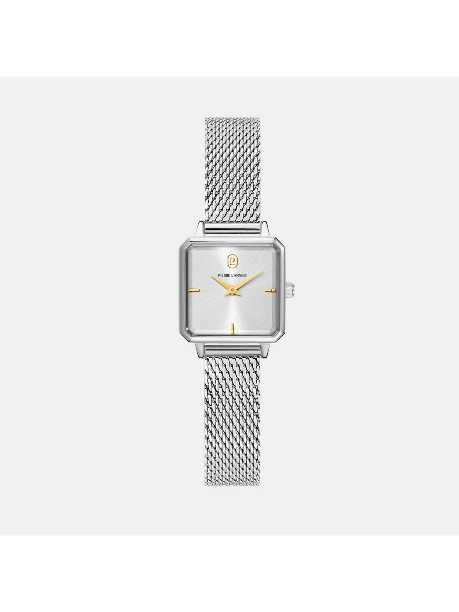Pierre Lannier Silver Stainless Steel Analog Watch (071H621)