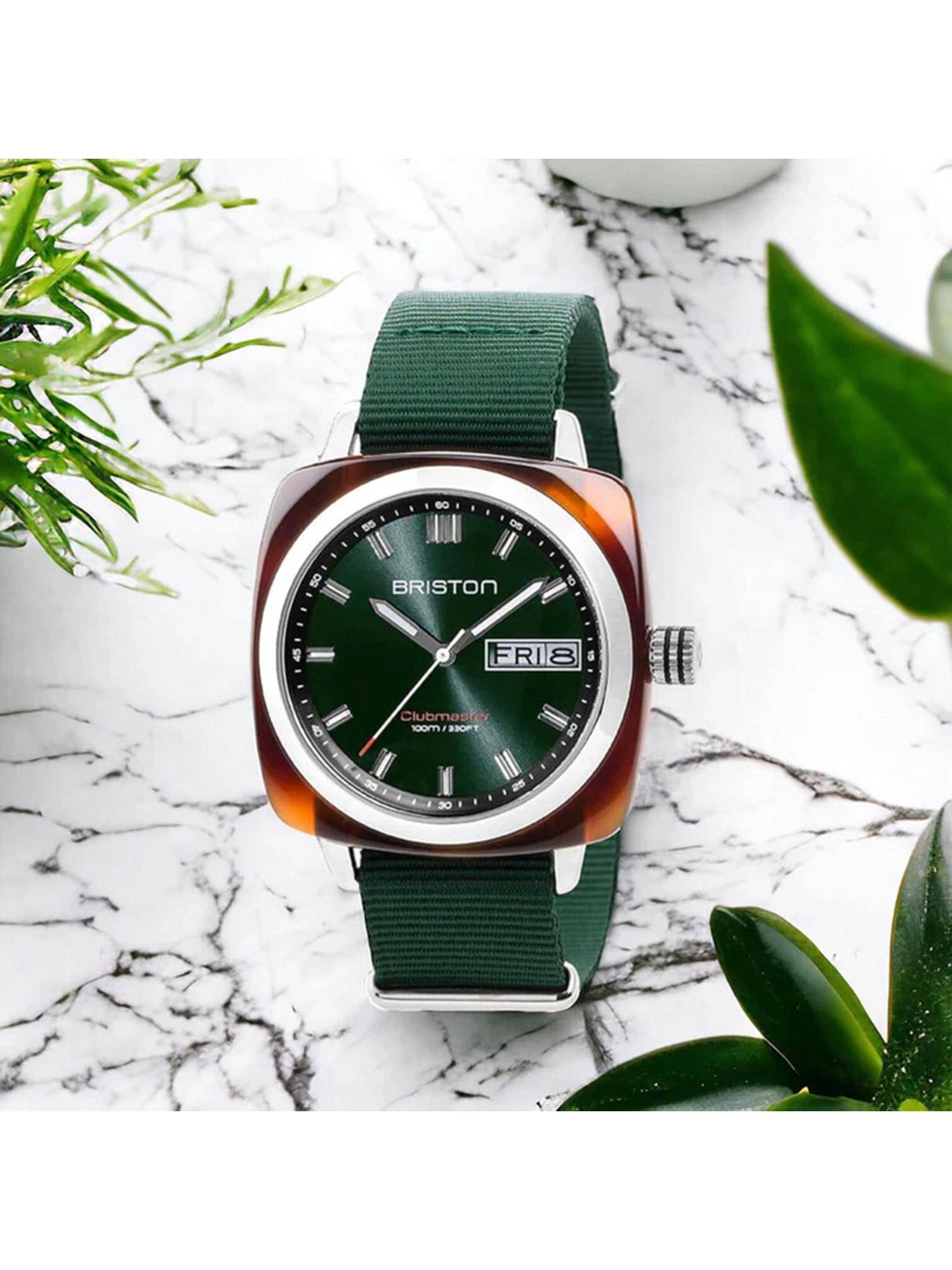 Briston Green Stainless Steel Analog Watch (17342.Sa.Ts.10.Nbg)