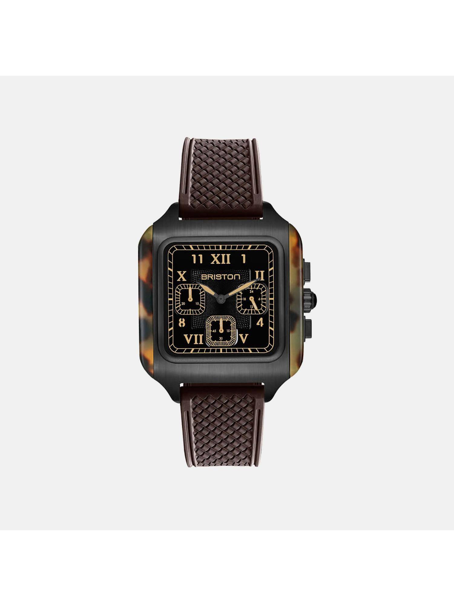 Briston Black Stainless Steel Chronograph Watch (261838.Pbam.Ts.5.Fbr)