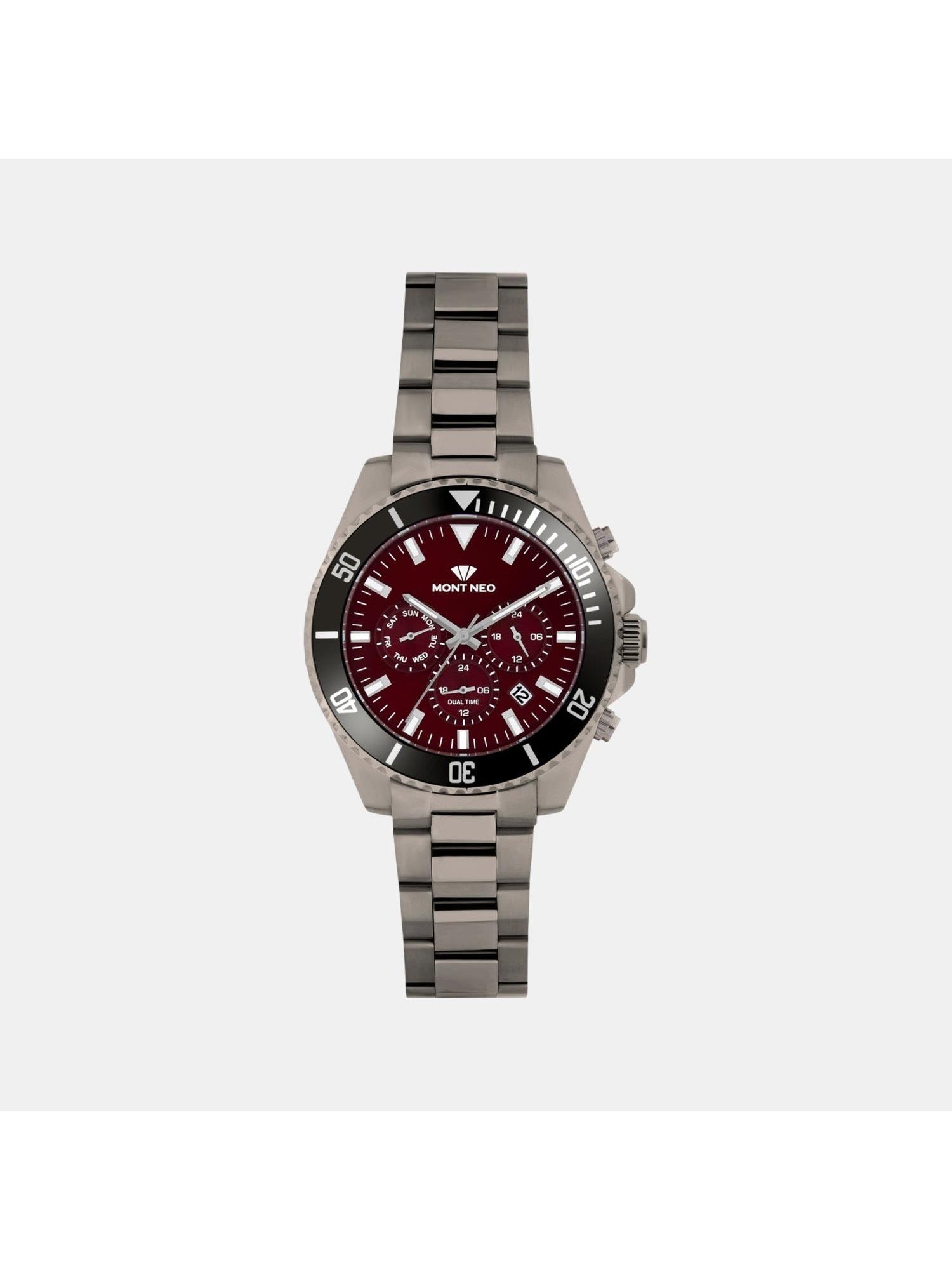 Buy Mont Neo Purple Stainless Steel Chronograph Watch (3508M-M8812