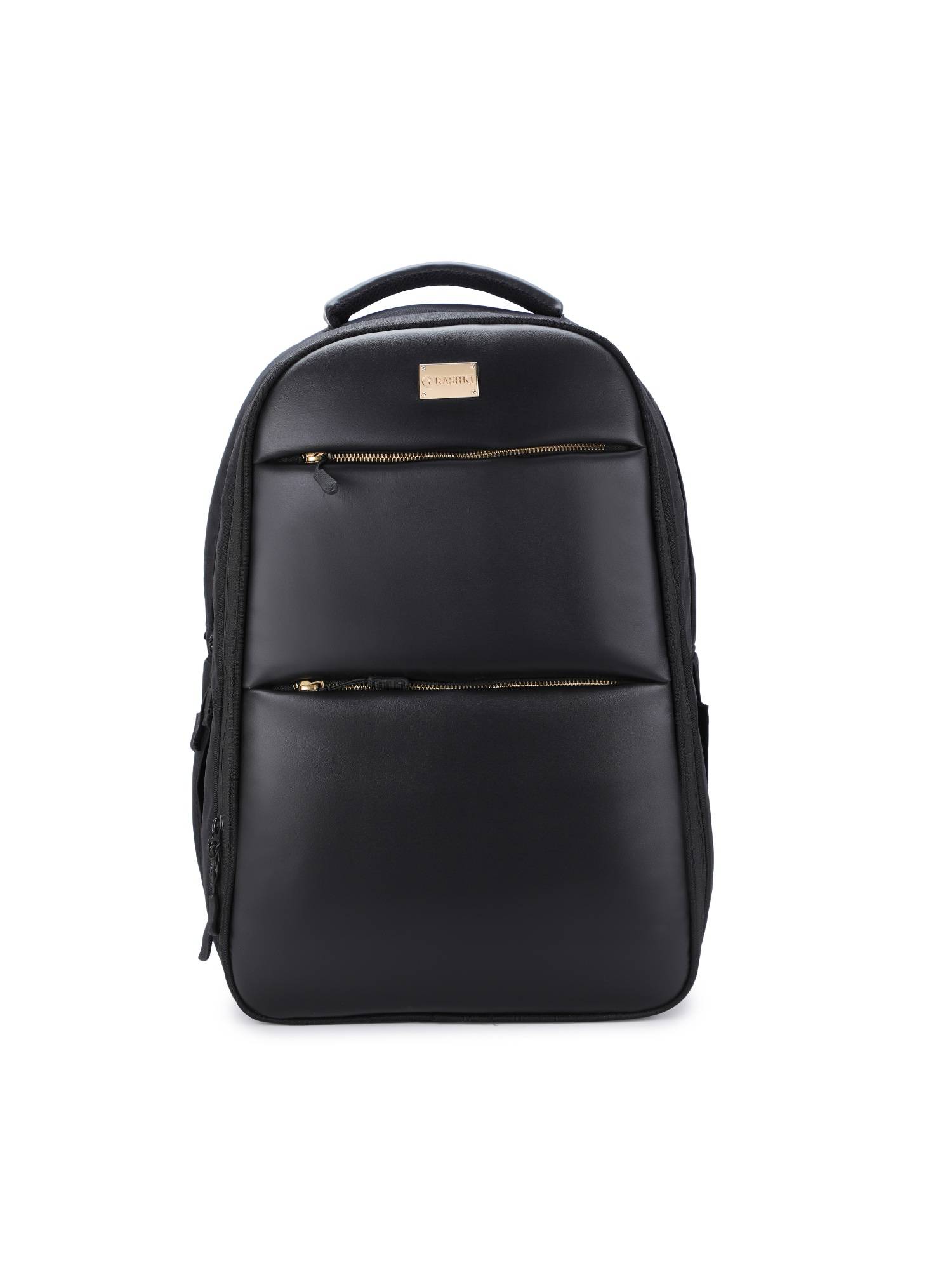 RASHKI Aero Women's Vegan Leather Laptop Bagpack Black