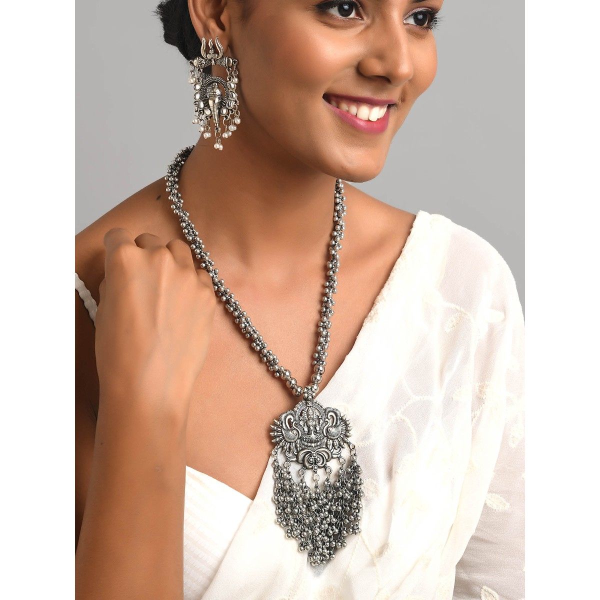 Buy Silver Earrings for Women by Silvermerc Designs Online | Ajio.com