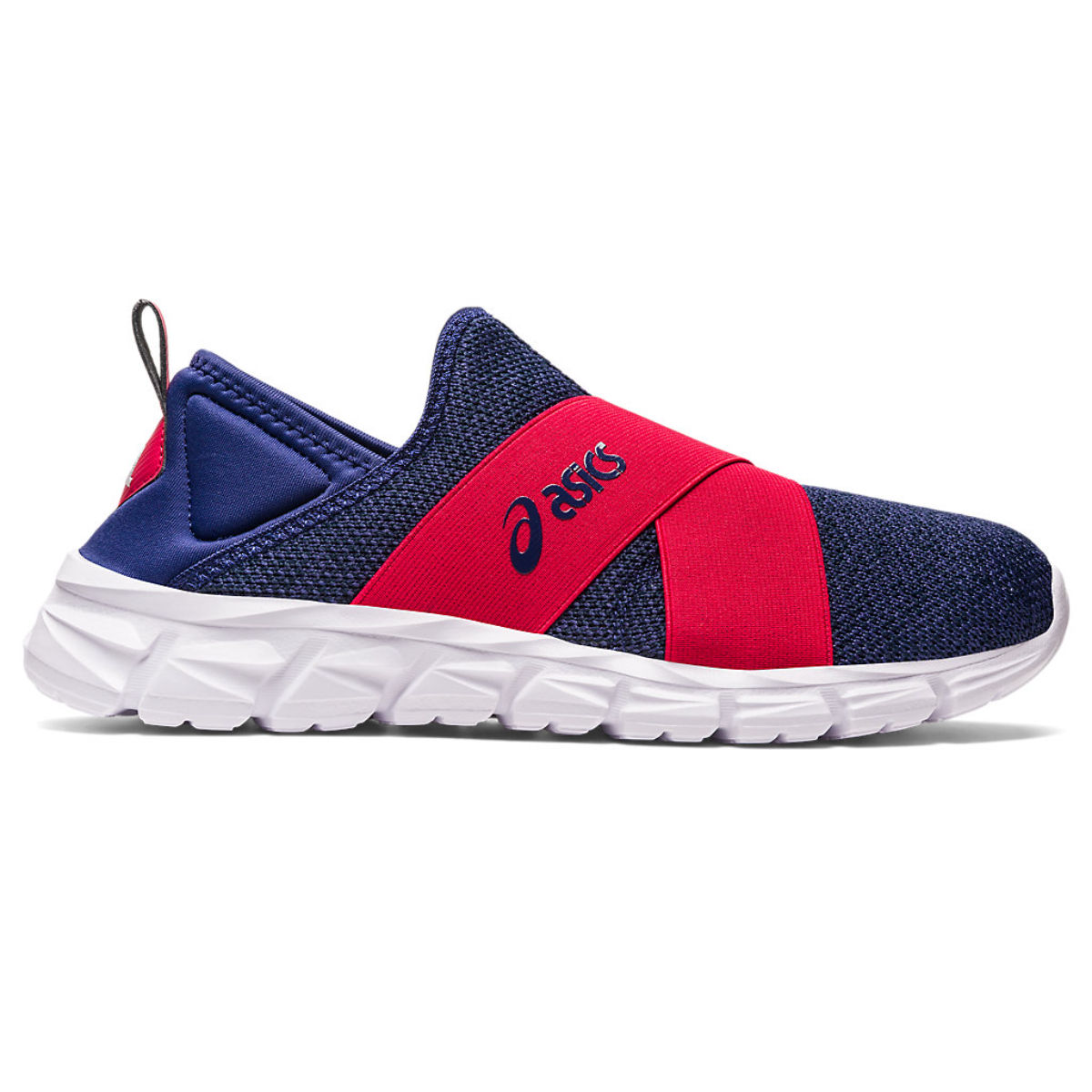 Buy ASICS Quantum Lyte Slip On Navy Blue Red Unisex Sneakers Online