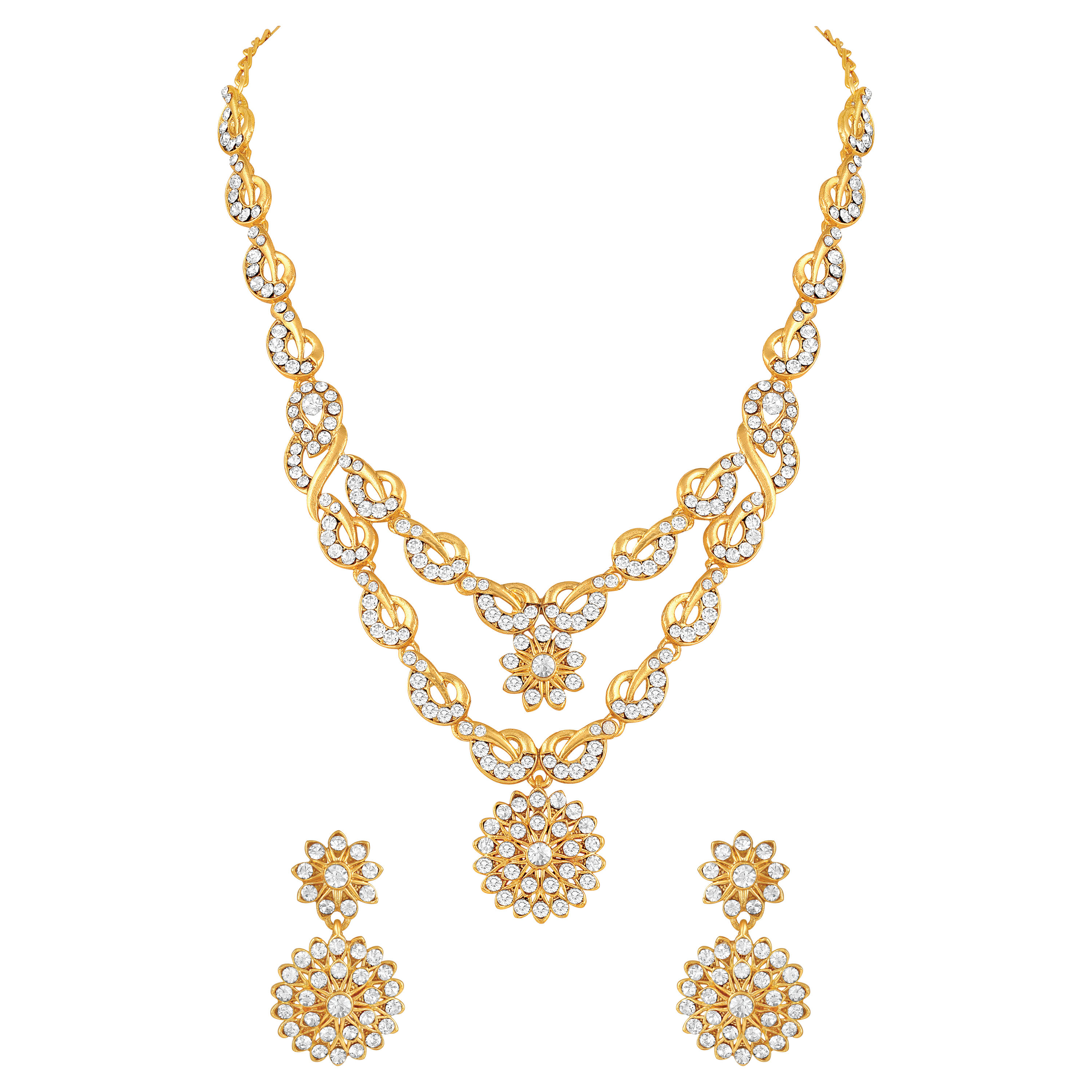 Latest Design Fancy Necklace set 22k GOLD | RATNALAYA JEWELLERS