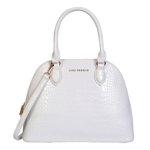 Lino Perros Women's White Synthetic Leather Sling Bag: Buy Lino Perros  Women's White Synthetic Leather Sling Bag Online at Best Price in India