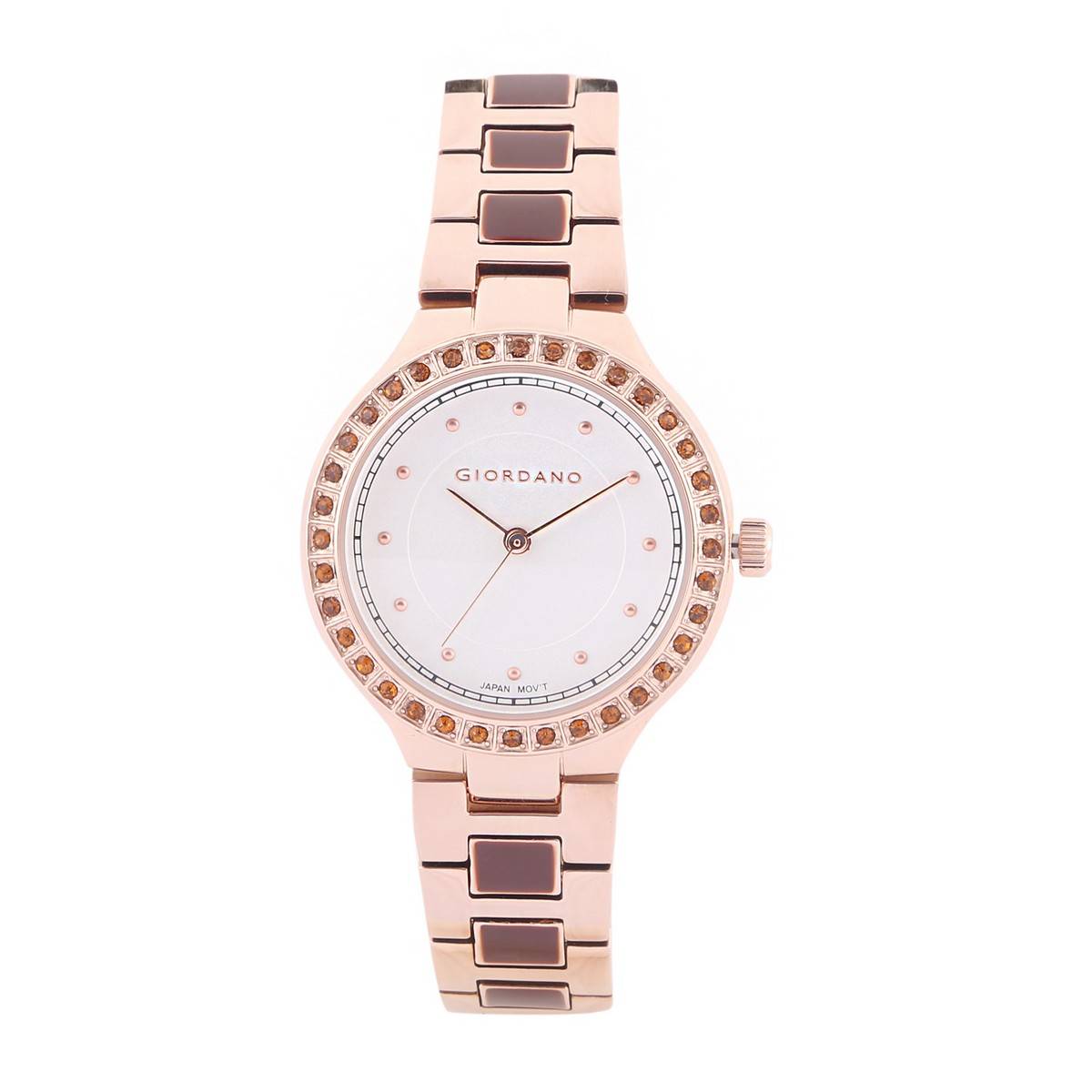 Giordano Women's White Round Analogue Watch (1)