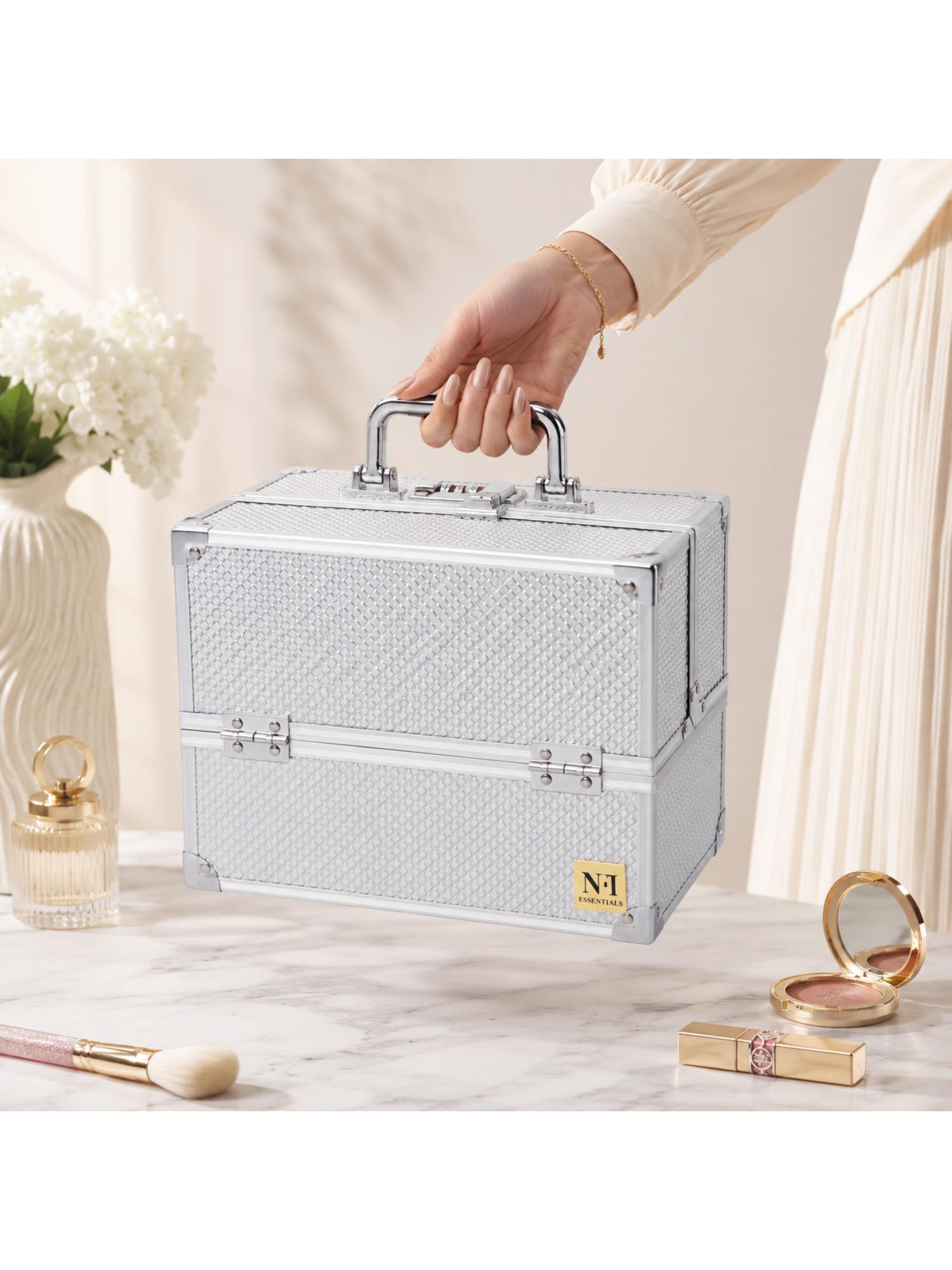 Buy NFI Essentials Makeup Organizer Box - Silver Online