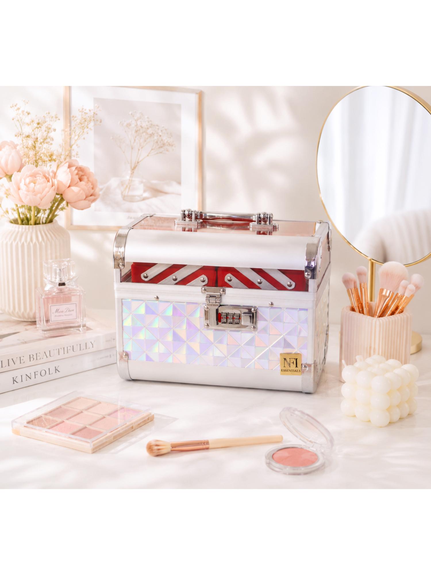 Buy NFI Essentials Makeup Organizer Box - Silver Online
