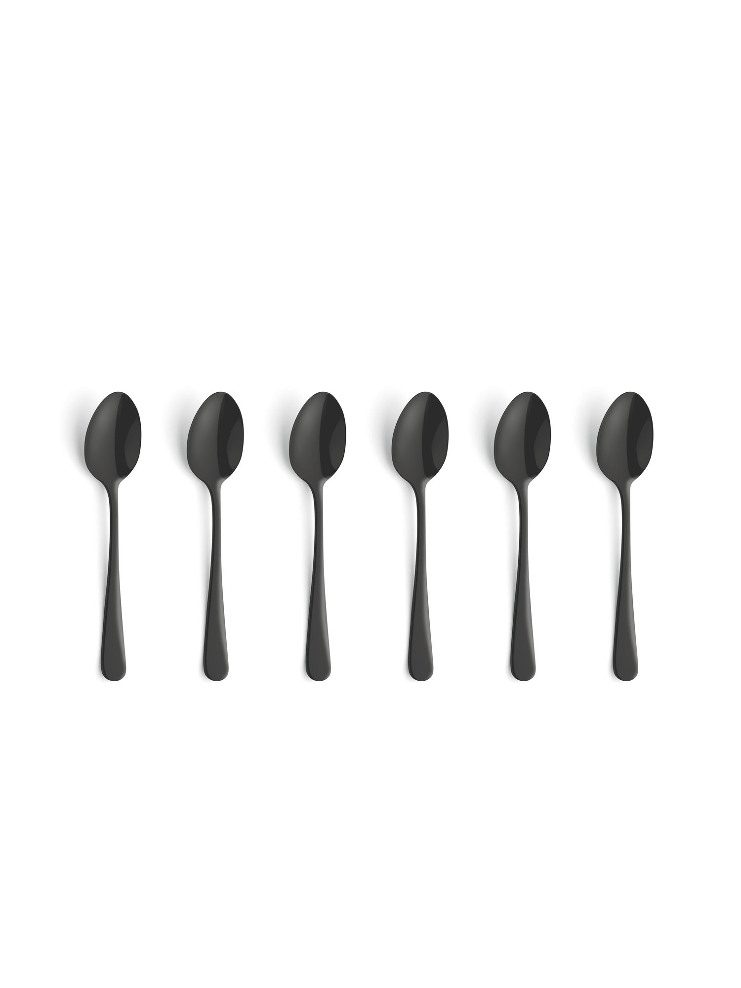 Amefa Austin 6 Mocca Spoons Black