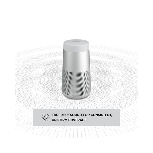 Bose SoundLink Revolve II Portable Bluetooth Speaker with 360° Wireless  Surround Sound Silver
