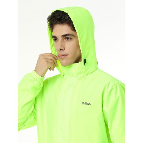 Buy ZEEL Mens Green and Black Waterproof Raincoat with Pant (Set
