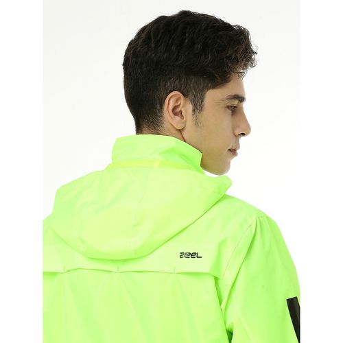 Buy ZEEL Mens Green and Black Waterproof Raincoat with Pant (Set