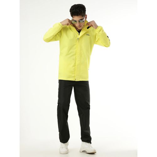 Yellow Best Color For Rain Jacket ZEEL Mens Yellow And Black
