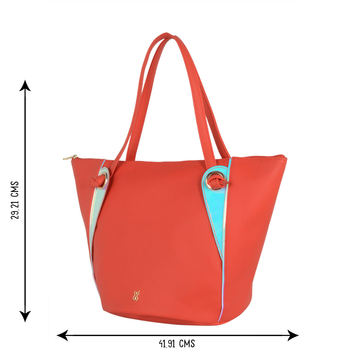 Buy Baggit Dimise Red Large Tote Handbag Online