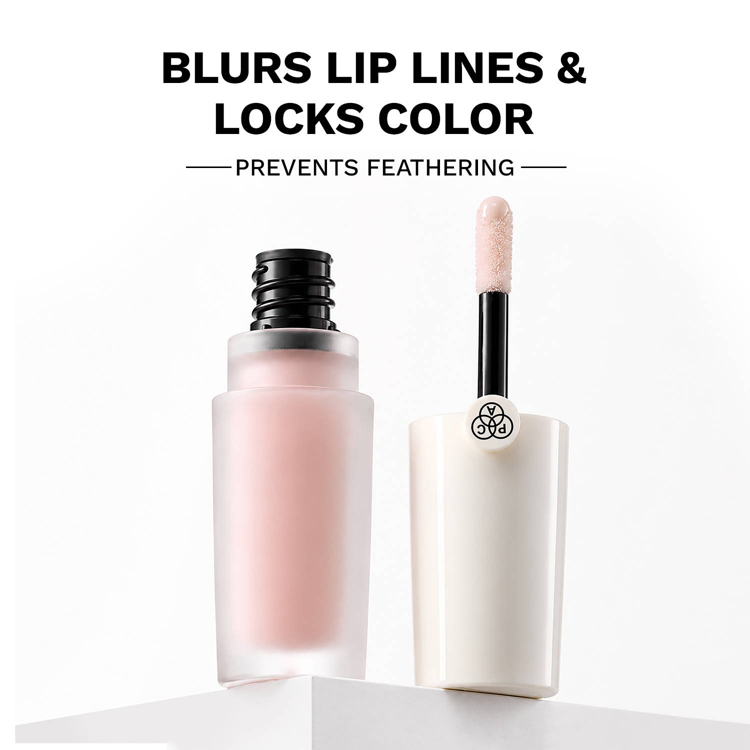 PAC Lip Primer - Infused with Jojoba Oil, Hydrates & Locks Moisture, Prevents Fading, Transparent
