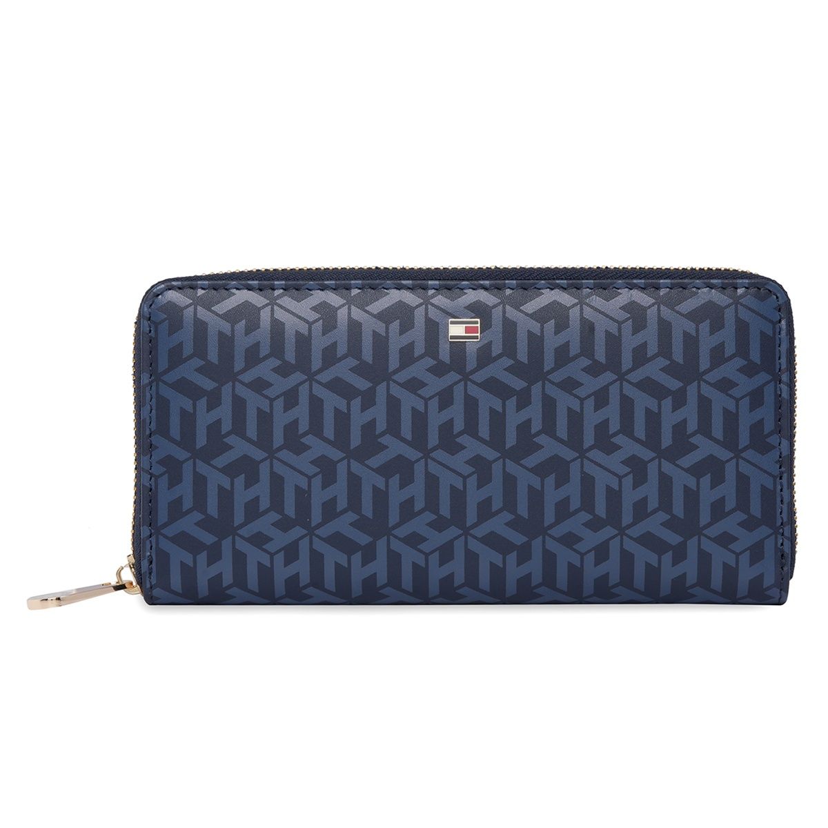 Buy Tommy Hilfiger Women Aliciya Zip Around Wallet - Navy Online