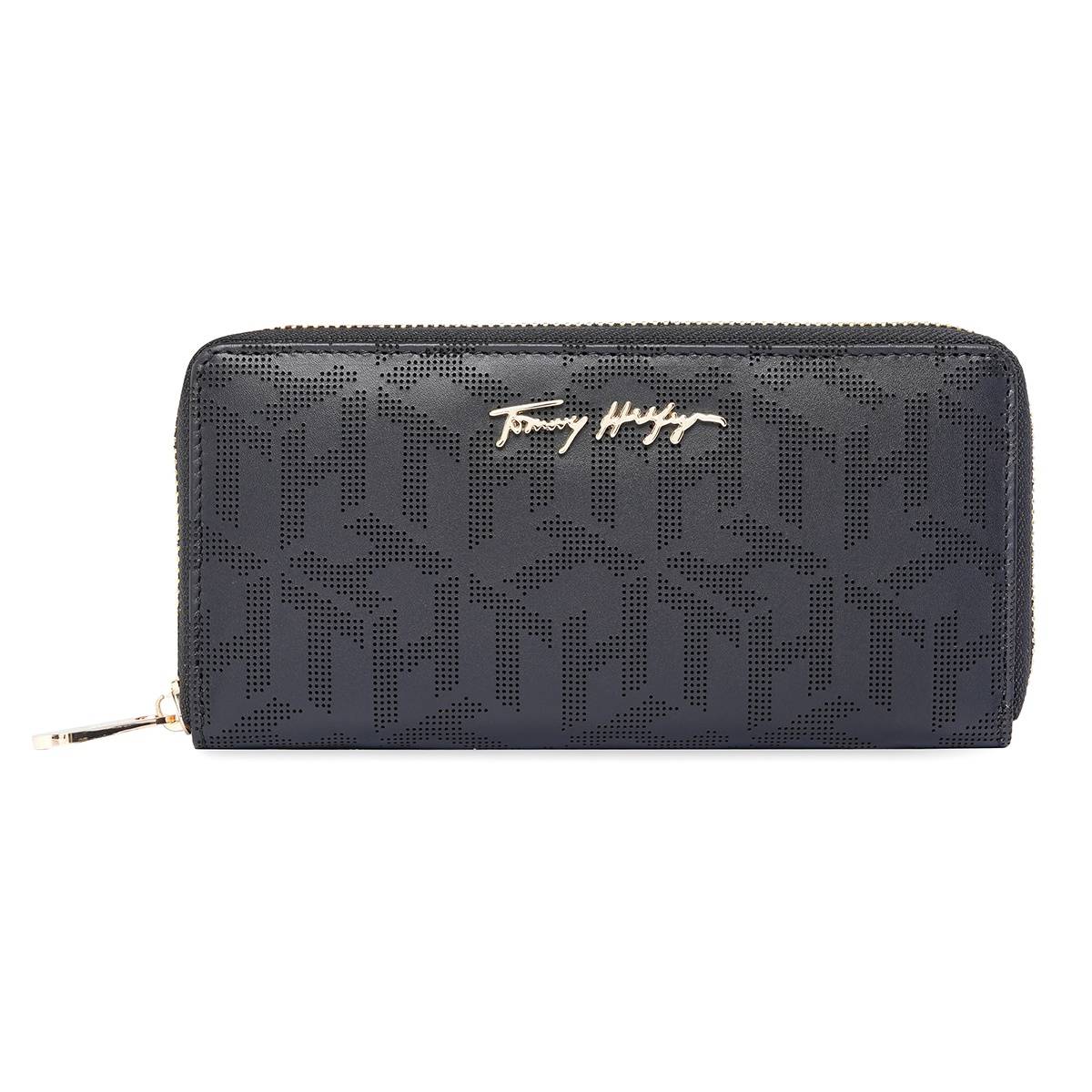 Tommy Hilfiger Women Celina Zip Around Wallet - Black