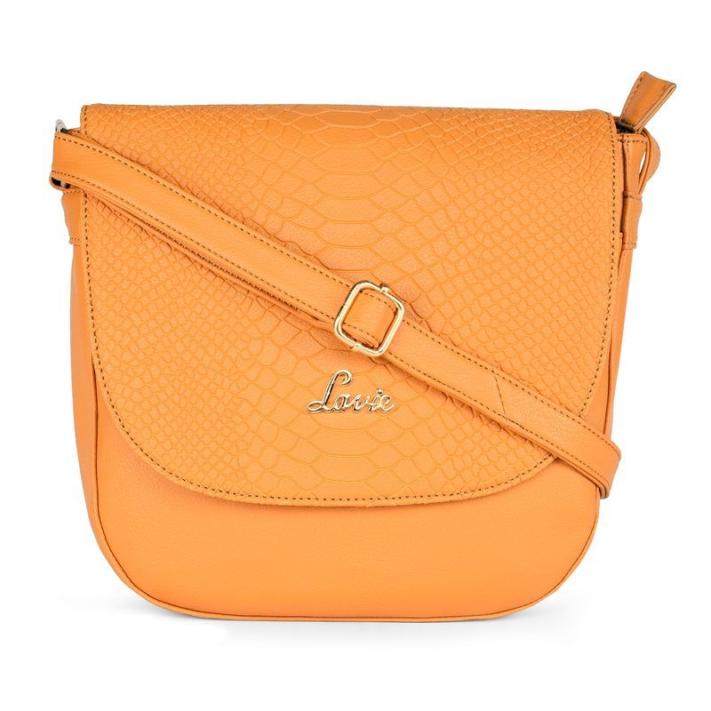 lavie orange sling bag