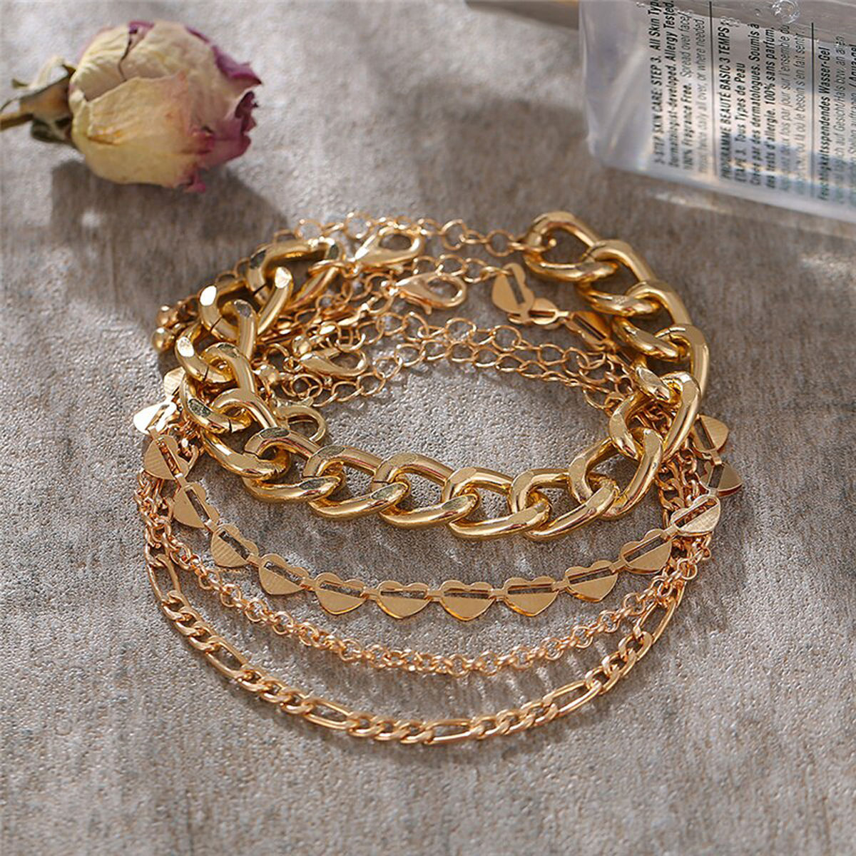 Tiffany T diamond double chain bracelet in 18k rose gold medium  Tiffany   Co