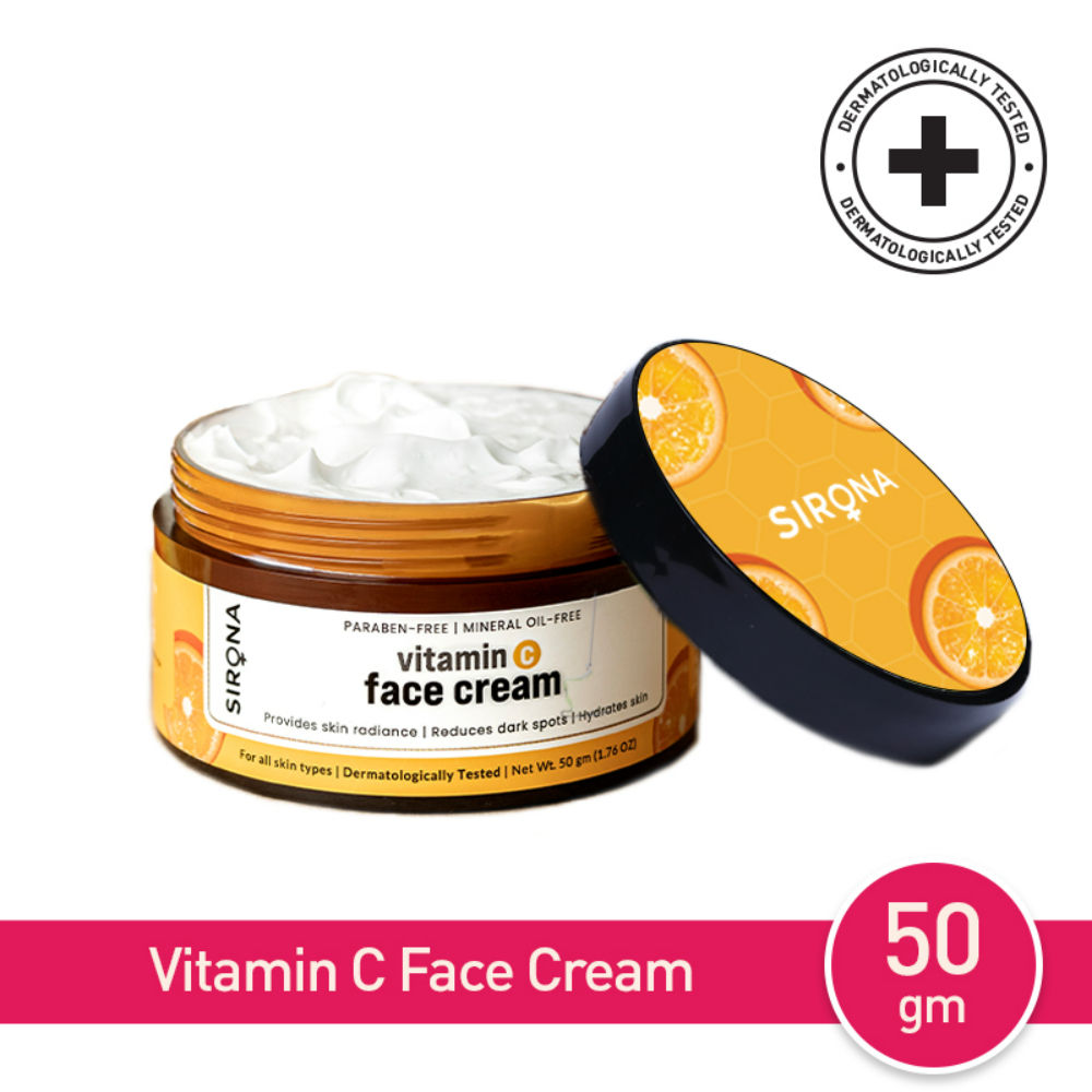 Sirona Vitamin C Face Cream for Men and Women to Brighten Skin Reduce