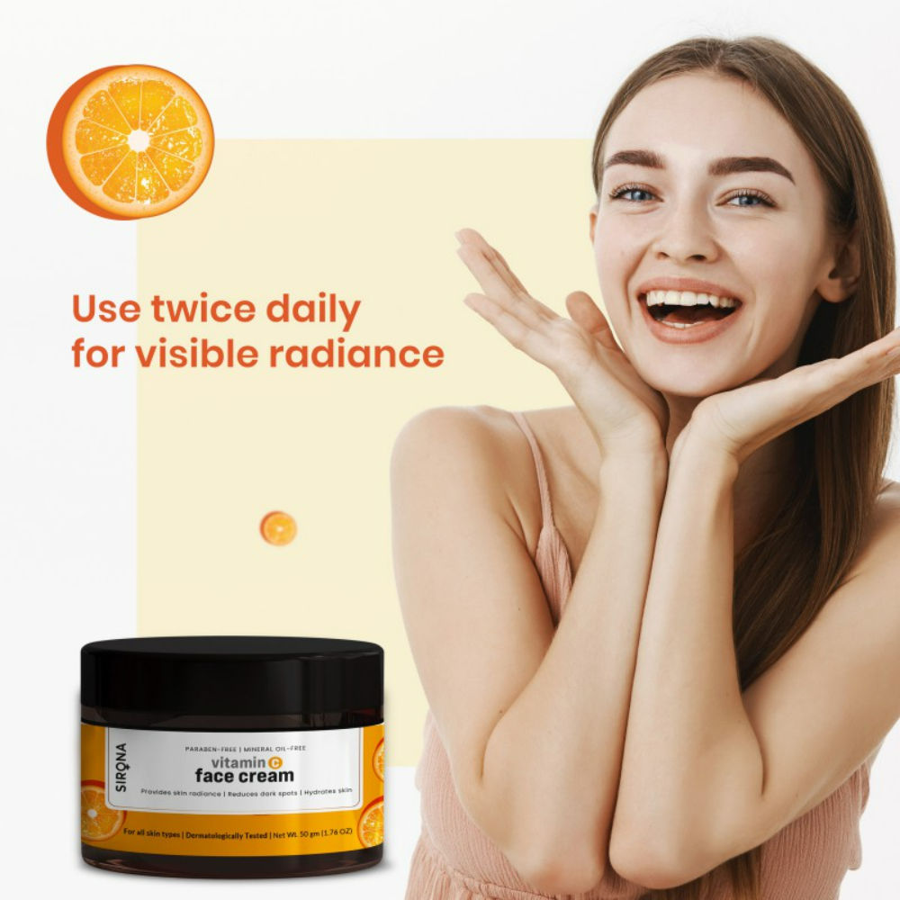 Sirona Vitamin C Face Cream for Men and Women to Brighten Skin Reduce ...