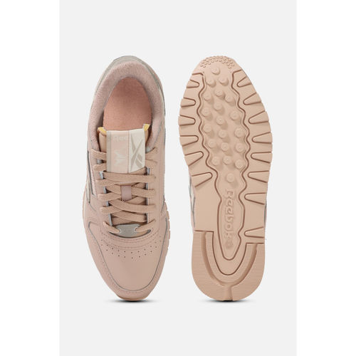 Reebok Women Classic Leather W Pink Casual Sneakers (UK 3)