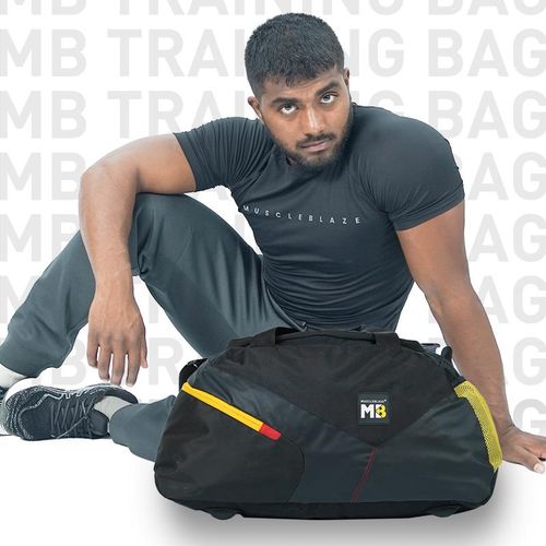 Buy MuscleBlaze Training Bag With Shoe Compartment Black (45 L