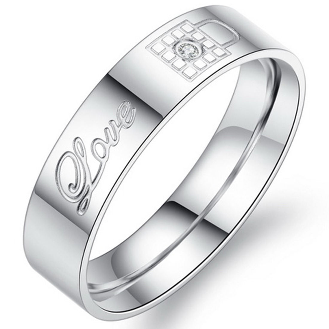 Everlasting Love Matching Couple Rings Set - Eleganzia Jewelry