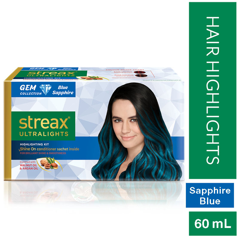 Streax Ultralights Gem Collection - Blue Sapphire: Buy Streax Ultralights  Gem Collection - Blue Sapphire Online at Best Price in India | Nykaa