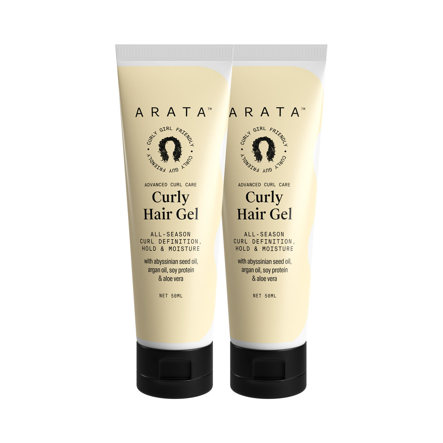 Arata Advanced Curl Care Curly Hair Cream 100gm & Hair Gel 150ml Combo.  | eBay