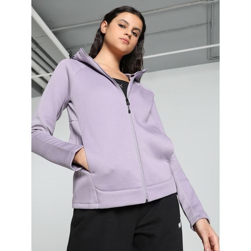 Buy Puma Evo Stripe Full-Zip Womens Purple Bomber Online