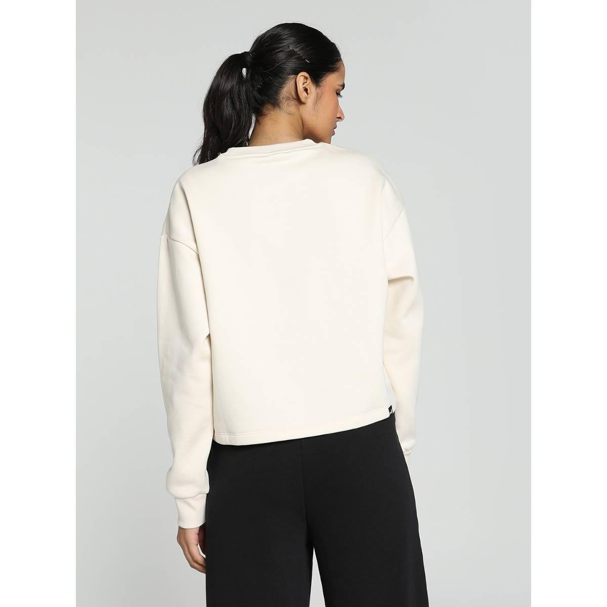 Buy Puma Essentials Class Act Womens White Sweatshirt Online