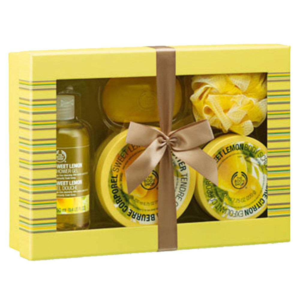 The Body Shop Lemon Shower, Scrub And Soften Medium Gift Box Buy The