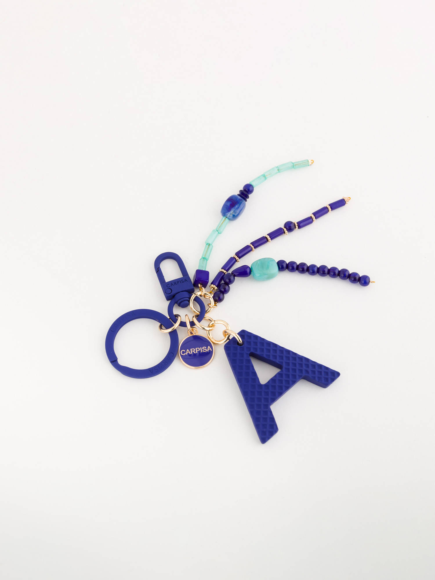 CARPISA ITALIA Blue Puffy Letter Women Bag Charm