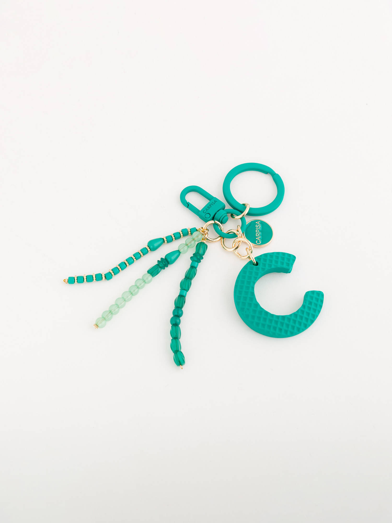 CARPISA ITALIA Green Puffy Letter Women Bag Charm