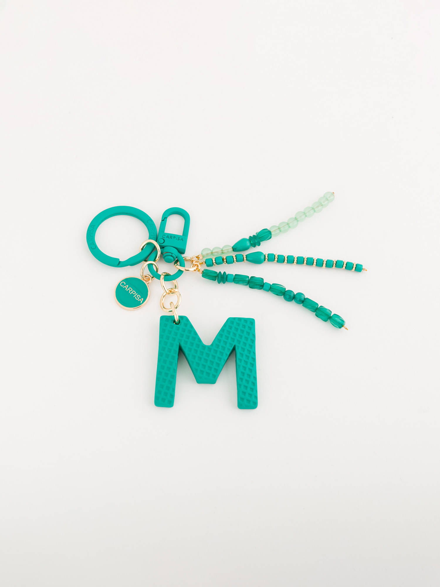 CARPISA ITALIA Green Puffy Letter Women Bag Charm