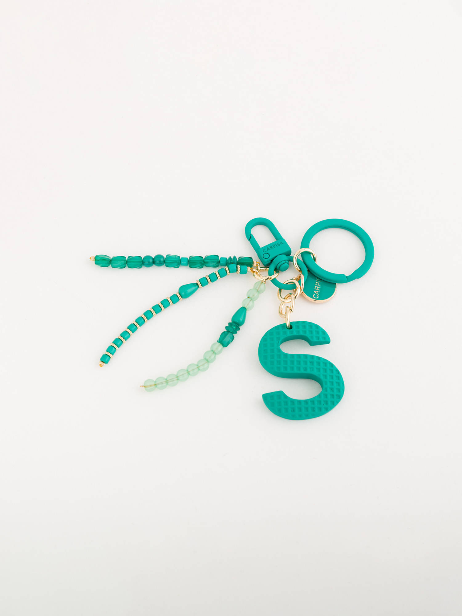 CARPISA ITALIA Green Puffy Letter Women Bag Charm