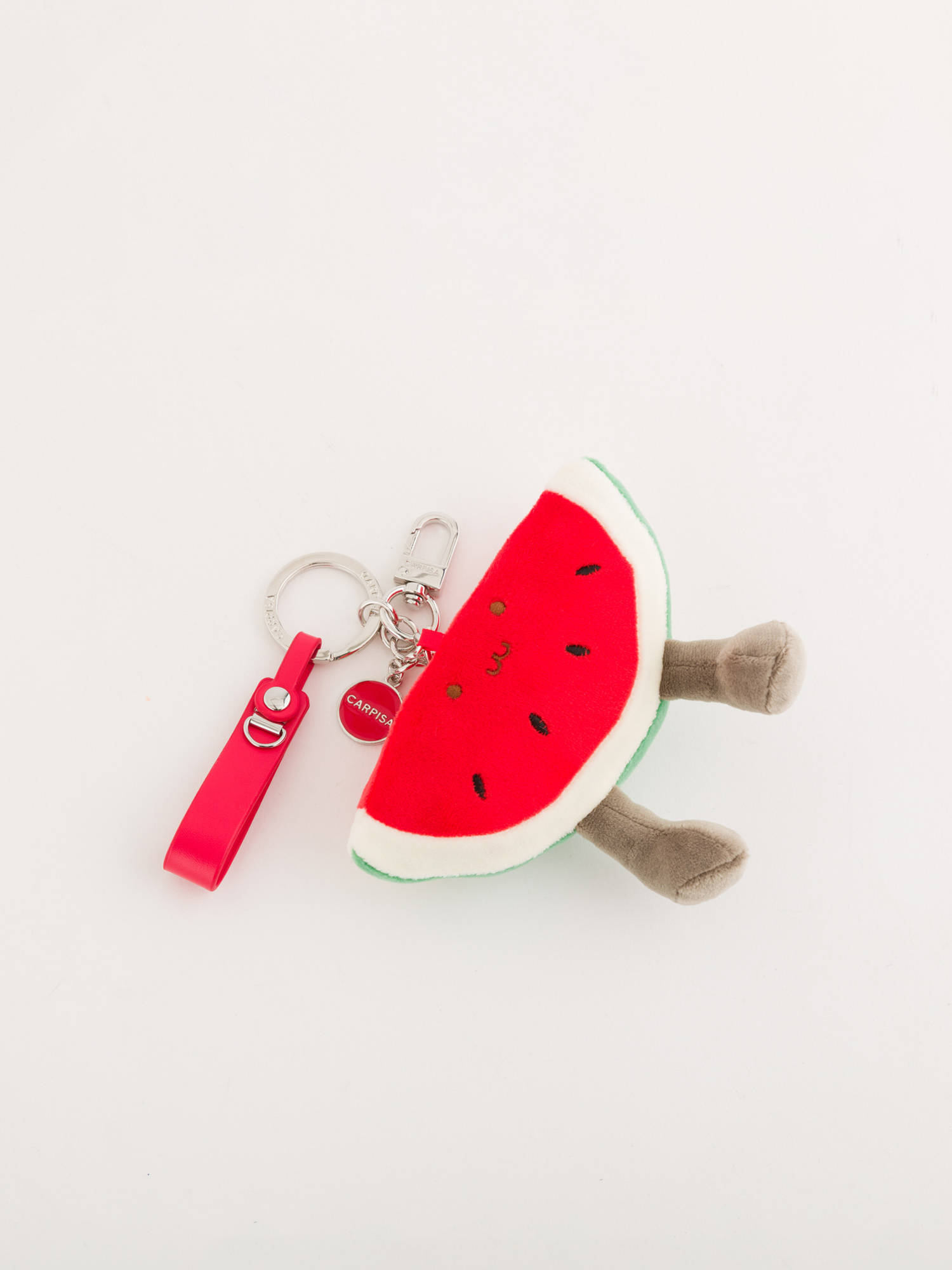 CARPISA ITALIA Red Fruit Keychain Women Bag Charm