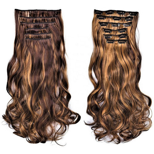Artifice Clips 24 Inch Curly/Wavy Hair Extension - Blonde Highlights: Buy  Artifice Clips 24 Inch Curly/Wavy Hair Extension - Blonde Highlights Online  at Best Price in India | Nykaa