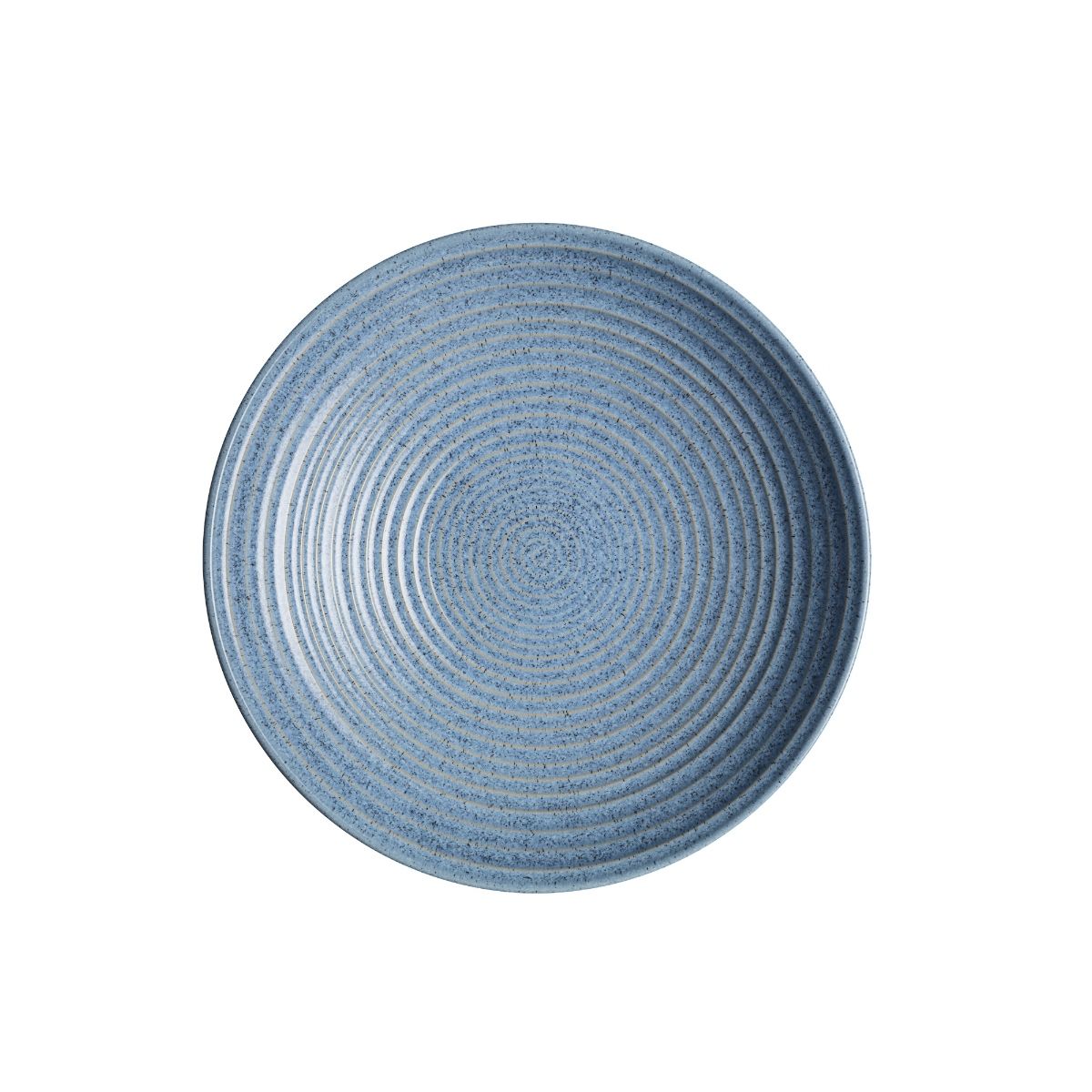 Buy Denby Studio Blue Flint Large Ridged Bowl Online