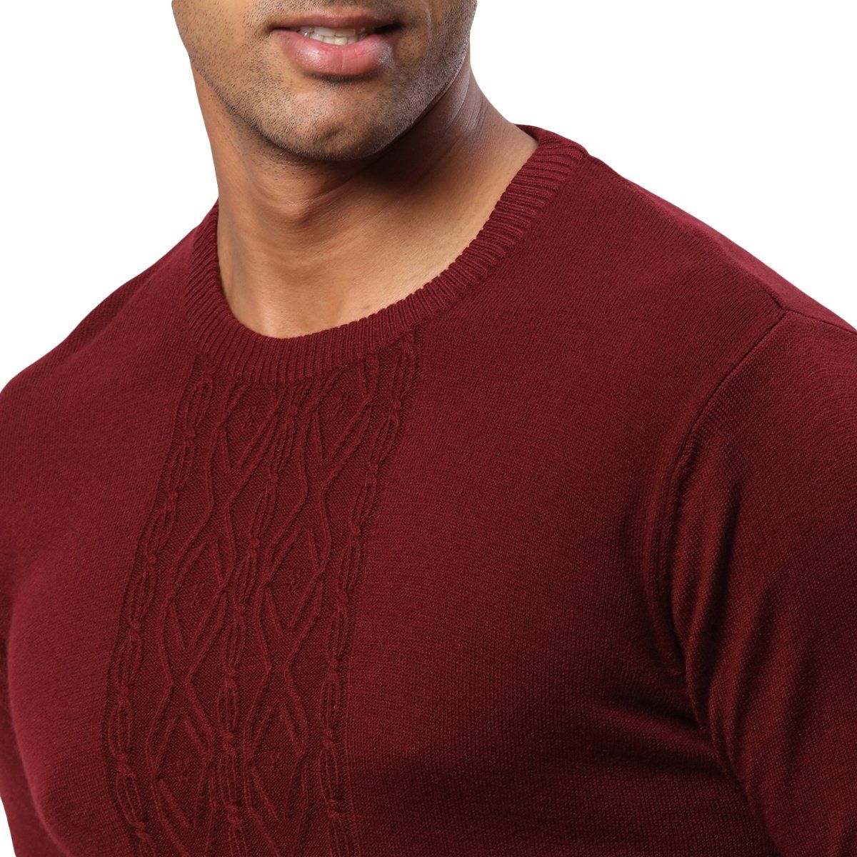 Dark top maroon sweater