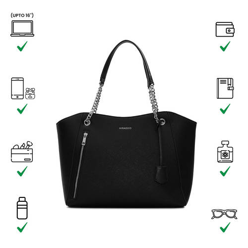 Buy MIRAGGIO Dakota Tote Bag for Women (L) Online
