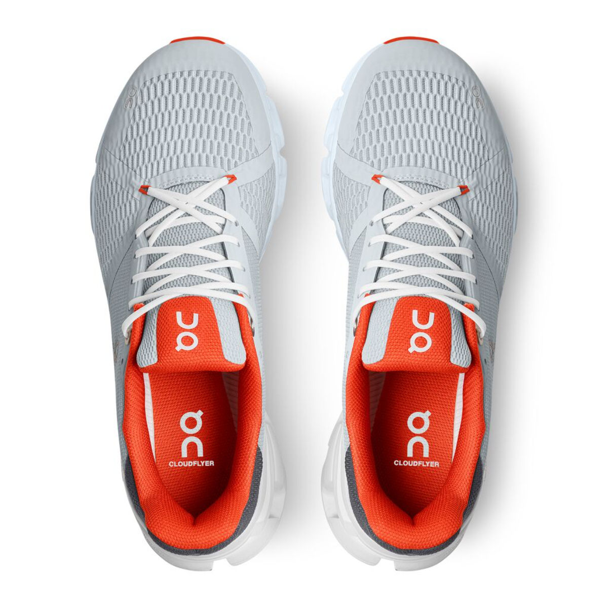 On Cloudflyer 3 Grey Red Running Shoes