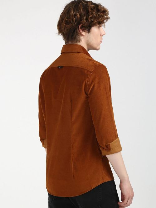 slim fit dress slacks Duchamp London Textured Solid Dress Shirt 15.5 main image 0
