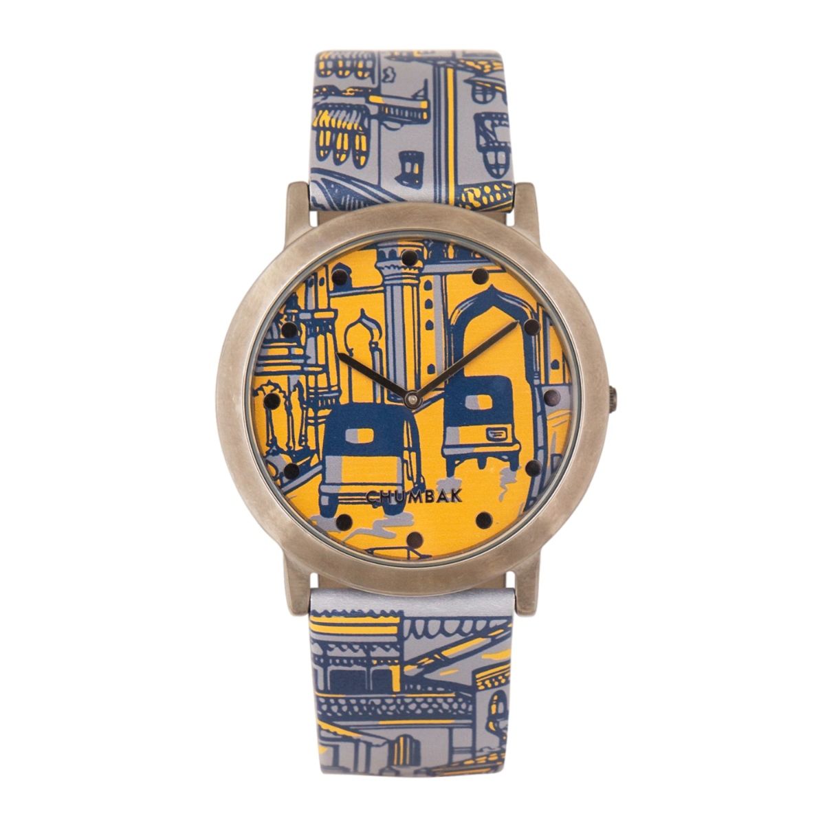 Chumbak Bustling City Wrist Watch Grey Buy Chumbak Bustling City
