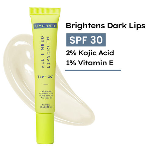 Hyphen 2% Kojic Acid Spf 30 Lip Balm With Vitamin C, 1% Vit E, Brightens  Pigmented & Dark Lips Reviews Online | Nykaa